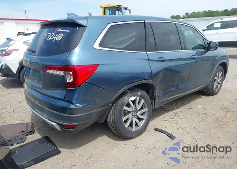 2019 Honda Pilot Ex from USA, damaged, VIN 5FNYF5H32KB017724